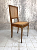 Set of 6 Cane Dining Chairs (With 2 that require the cane work to be fixed)
