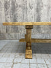 249.5cm Solid Oak Farmhouse Refectory Dining Table