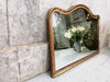 109.5cm Wide French Landscape Gold Leaf Over Mantel Mirror