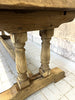 242.5cm Solid Oak Farmhouse Refectory Table