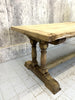 242.5cm Solid Oak Farmhouse Refectory Table