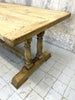 242.5cm Solid Oak Farmhouse Refectory Table
