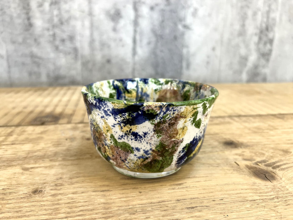 Moroccan Hand Painted 'Autumn Brushstrokes' 12.5cm Small Bowl