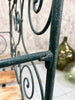 Forest Green French Wrought Iron Double Day Bed