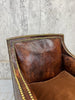 Antique Individual Leather Armchair