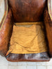 Antique Individual Leather Armchair