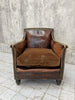 Antique Individual Leather Armchair