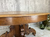Oval Pedestal Central Table (previously and extendable Dining Table)