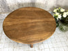 Oval Pedestal Central Table (previously and extendable Dining Table)