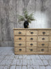 Pine Apothecary Drawers Sideboard with Rectangular Drawers