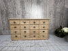 Pine Apothecary Drawers Sideboard with Rectangular Drawers
