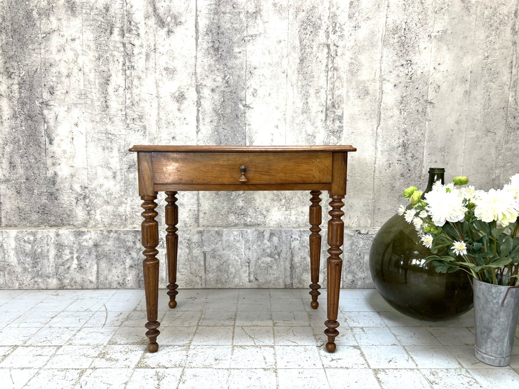 75cm French Turned Leg Writing Occasional Table