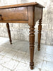 75cm French Turned Leg Writing Occasional Table