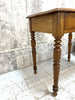75cm French Turned Leg Writing Occasional Table