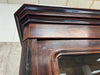 Mahogany Vitrine Double Door Glazed Display Cabinet