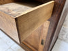 200cm 1950's Shop Counter Sideboard Kitchen Island with Sliding Doors