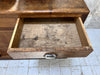 200cm 1950's Shop Counter Sideboard Kitchen Island with Sliding Doors