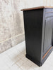 Black 1930's Shop Counter Sliding Door Sideboard Cupboard
