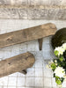 Pair of  Rustic 192.5cm Oak Benches
