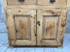Rustic Small French Shop Counter Cupboard Storage