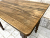 100cm Walnut Wood Turned Leg Bistro Table