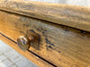 165cm Kitchen Dining Table or Desk with 3 Drawers and Tapered Legs