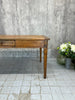 165cm Kitchen Dining Table or Desk with 3 Drawers and Tapered Legs