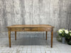 165cm Kitchen Dining Table or Desk with 3 Drawers and Tapered Legs