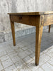 165cm Kitchen Dining Table or Desk with 3 Drawers and Tapered Legs