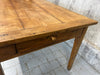 165cm Kitchen Dining Table or Desk with 3 Drawers and Tapered Legs