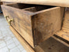 171cm Shop Counter Sideboard Open Shelves Kitchen Island with Drawers