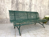 180cm Green Chippy Paint 'Parisian' Garden Bench