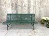 180cm Green Chippy Paint 'Parisian' Garden Bench