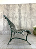 180cm Green Chippy Paint 'Parisian' Garden Bench