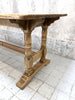 195.5cm Stripped Oak Farmhouse Refectory Dining Table
