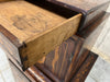 19th Century Continental Style Marquetry Bedside Cabinet Box