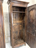 Pair Solid French Oak Single Door Armoire Wardrobe Cupboard