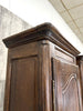 Pair Solid French Oak Single Door Armoire Wardrobe Cupboard