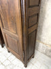 Pair Solid French Oak Single Door Armoire Wardrobe Cupboard