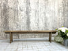 200.5cm long Rustic Pine Wooden Bench