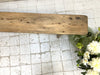 200.5cm long Rustic Pine Wooden Bench