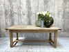 200cm Rustic Oak Farmhouse Refectory Dining Table
