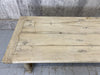 201cm Stripped Oak Farmhouse Refectory Dining Table with Stretcher