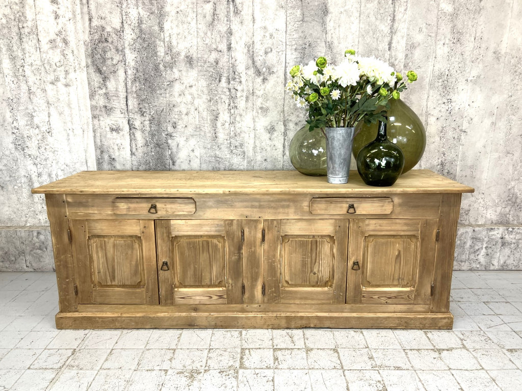 207.5cm Solid Pine Sideboard Cupboard Kitchen Island