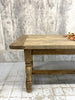 219.5cm Rustic Silvered Oak Dining Farmhouse Table