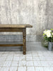 219.5cm Rustic Silvered Oak Dining Farmhouse Table