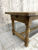 219.5cm Rustic Silvered Oak Dining Farmhouse Table