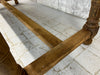 219.5cm Rustic Silvered Oak Dining Farmhouse Table