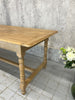 216.5cm Solid Oak Farmhouse Refectory Dining Table