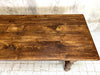 228cm Solid Oak French Farmhouse Refectory Table